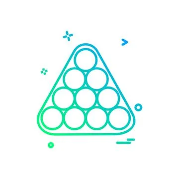 Pool icon design vector Stock Illustration