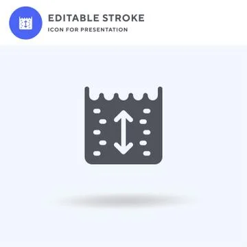 Pool icon vector, filled flat sign, solid pictogram isolated on white, logo 스톡 일러스트