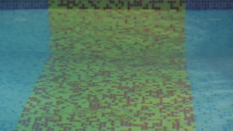 Pool with illumination in the spa center Stock Footage 83078675