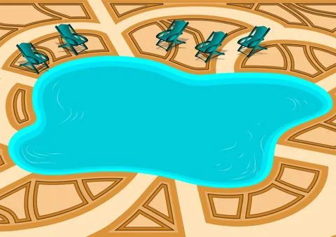 Pool Stock Illustration