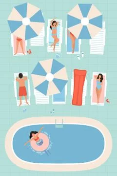 Pool Stock Illustration