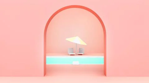 Pool illustration Stock Illustration