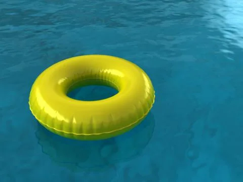 Pool innertube Stock Illustration