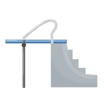 Pool ladder and steps vector illustration Stock Illustration
