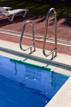 Pool ladder. Stock Photos