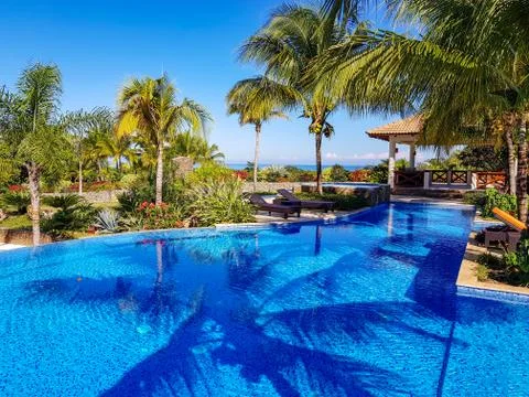 Pool Landscape Stock Photos