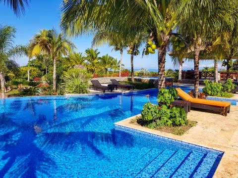 Pool landscape Stock Photos