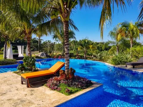 Pool Landscape Stock Photos