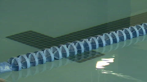 Pool lane  Stock Footage 596012