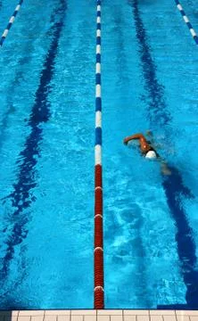 Pool lane vertical 스톡 사진