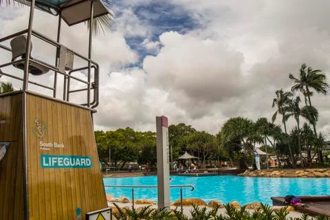 Pool Lifeguard Stock Photos
