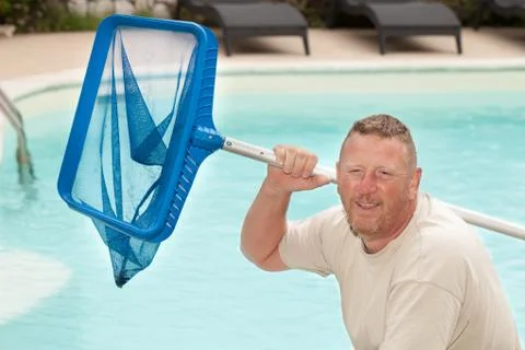 Pool Man Stock Photos