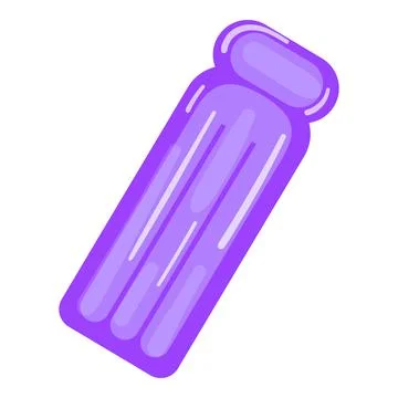 Pool mattress icon cartoon vector. Summer float Stock Illustration
