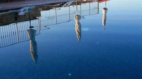 A pool like a mirror Stock Footage 11868421