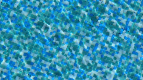 Pool Mosaic Texture Stock-Footage 45745478