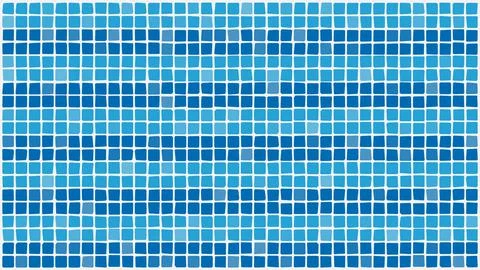 Pool mosaic tiles texture background Stock Illustration