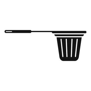 Pool net catch icon simple vector. Cleaning repair Stock Illustration