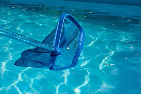 Pool net cleaner close up Foto stock