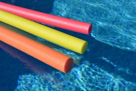 Pool noodles Foto stock