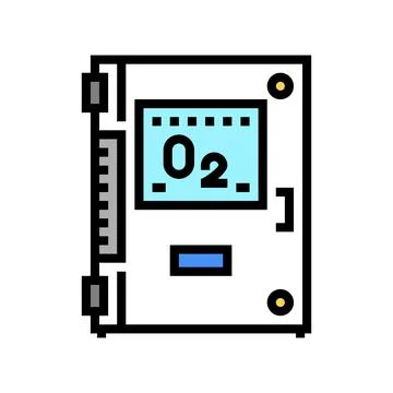 Pool ozonator color icon vector illustration Stock Illustration