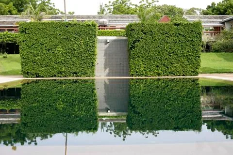 Pool in the park Stock Photos