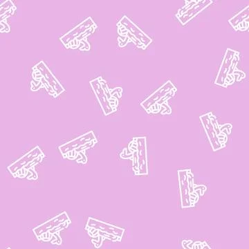 Pool party event line vector seamless pattern 스톡 일러스트