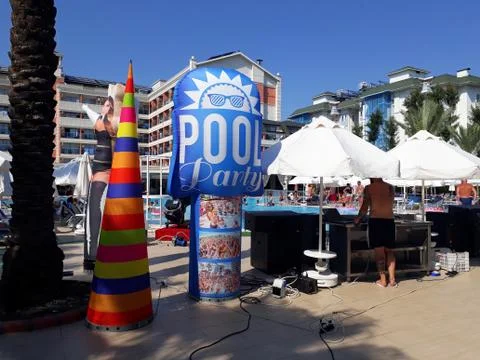 Pool party Stock Photos