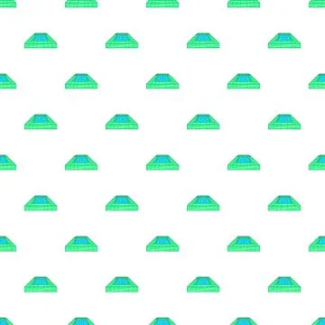 Pool pattern, cartoon style Illustrazione stock