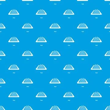 Pool pattern seamless blue 스톡 일러스트