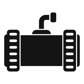 Pool pipe icon simple vector. Water construction Stock Illustration