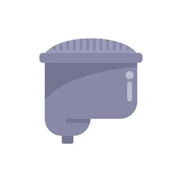 Pool plastic filter icon flat vector Stock Illustration