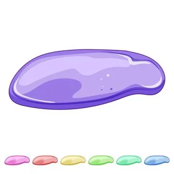 Pool puddle cartoon vector graphic Stock Illustration