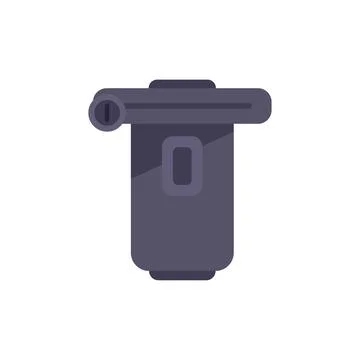 Pool pump icon flat vector. Repair service 스톡 일러스트