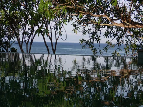 Pool reflection Stock Footage 25825829