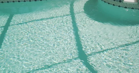 Pool Reflection Stock Footage 182637174