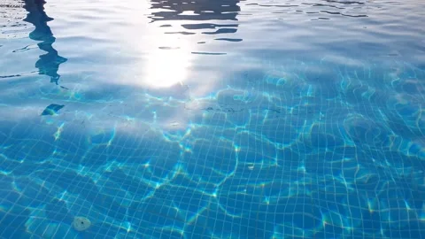 Pool reflections of Sun Vídeo Stock 230095697