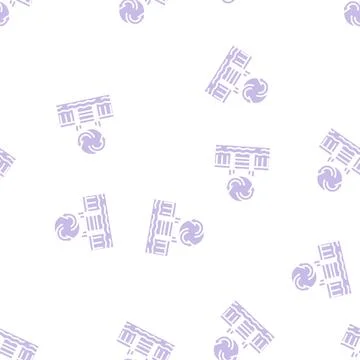 Pool remodeling services glyph seamless pattern Stock Illustration