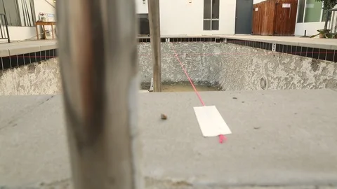 Pool Renovations 18 Video stock 97100004