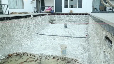 Pool Renovations 23 Stock-Footage 97099750