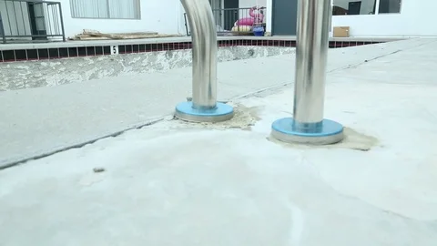 Pool Renovations 25 Video stock 97099722