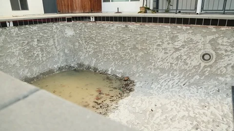 Pool Renovations 9 Video stock 97100360