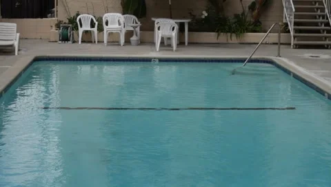 Pool ripples 1 Stock Footage 4978346