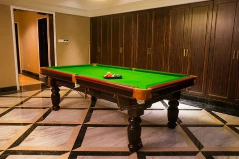 Pool room Stock Photos