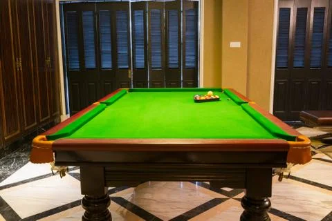 Pool room Stock Photos