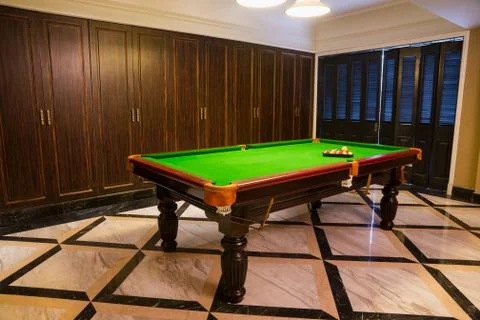 Pool room Stock Photos