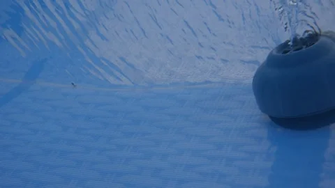 Pool Series - A Pool Jet Underwater from Filter 2 Stock Footage 314626814