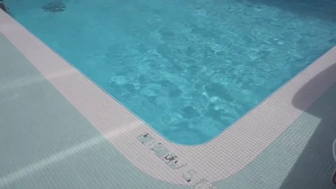 Pool on the ship Stock Footage 72177210