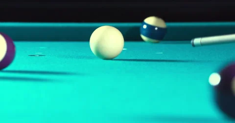 Pool shot with english Stock Footage