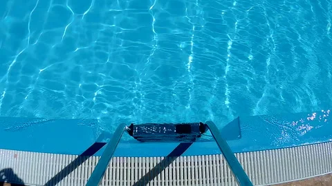Pool with stair Video stock 268059690