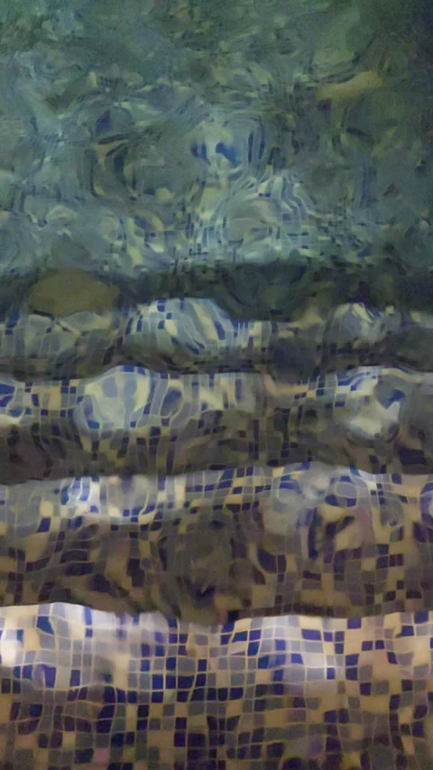 Pool Stairs Underwater Video stock 257346815